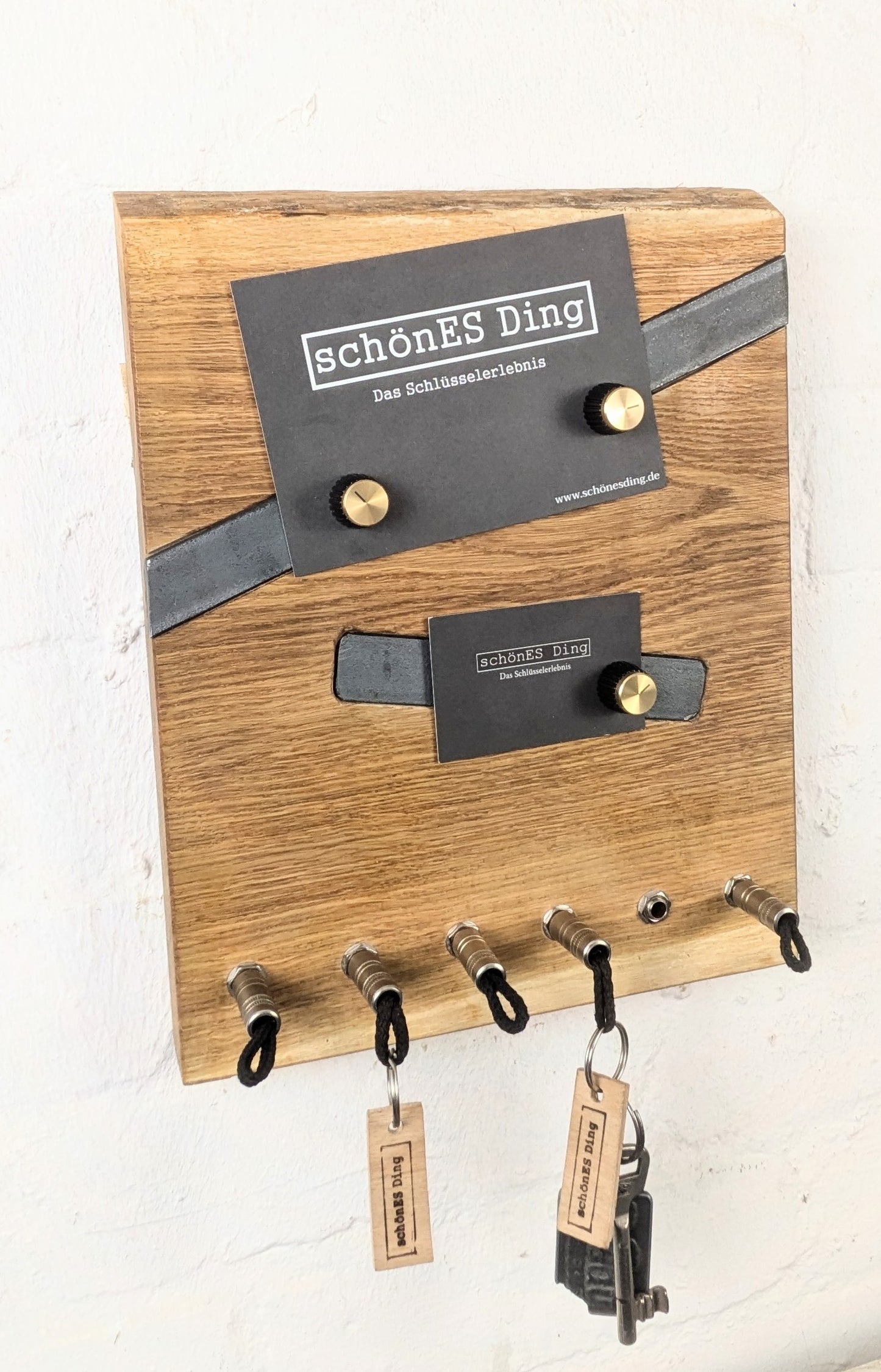 Double Board - Schlüssel- und Magnetbrett mit Klinkensteckern