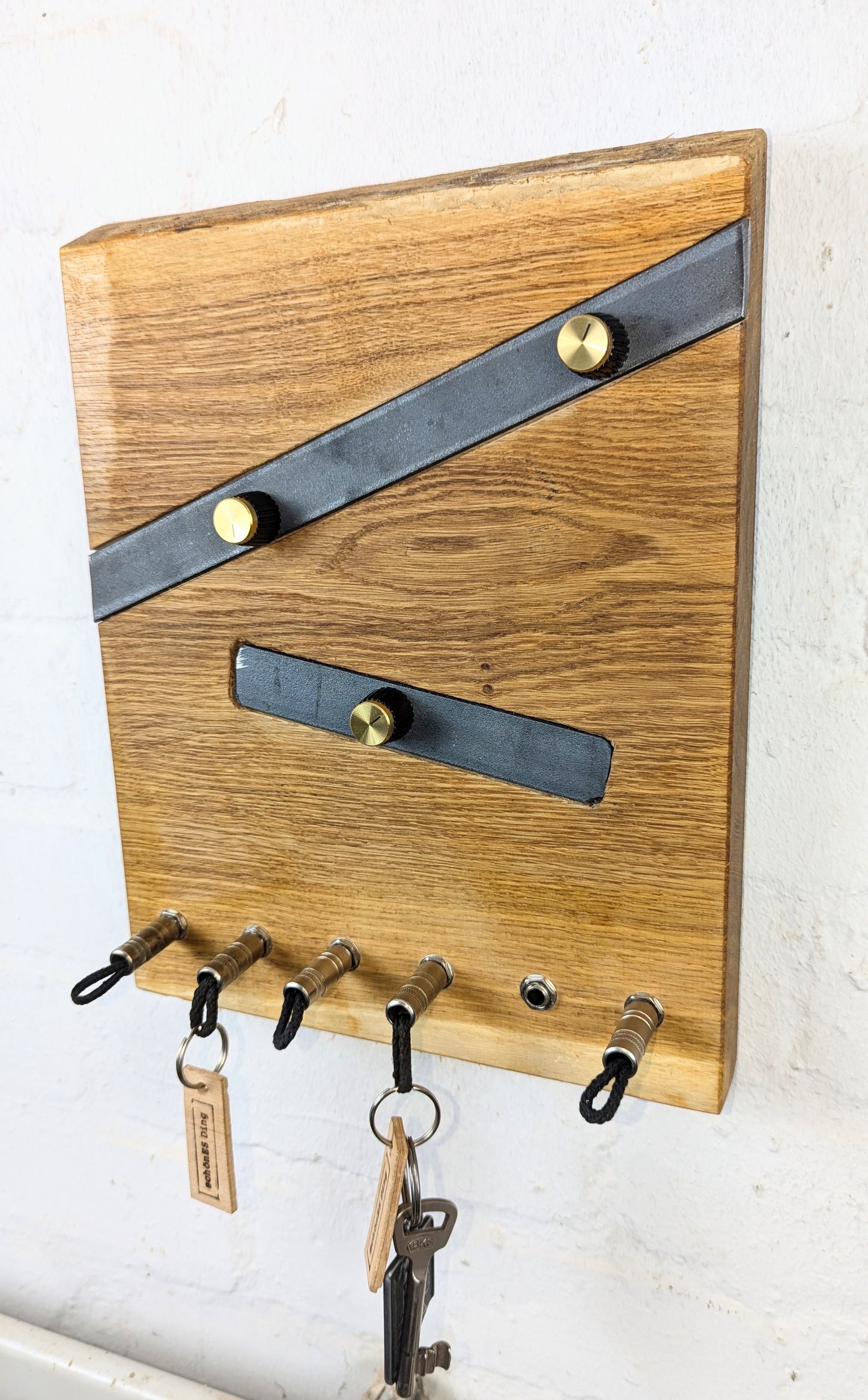 Double Board - Schlüssel- und Magnetbrett mit Klinkensteckern