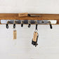 Handmade Schüsselboard für 7 Schlüssel aus 3cm dicker Eiche
