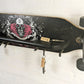 Longboard-Board - Schlüsselbrett aus einem Skateboard mit Klinkensteckern