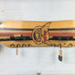 Longboard-Board No. II - Schlüsselbrett aus einem Skateboard mit Klinkensteckern